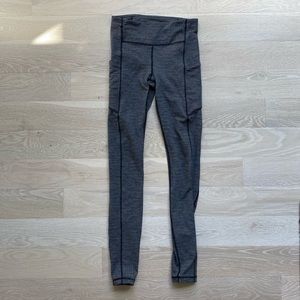 Patterned Lululemon leggings, size 4